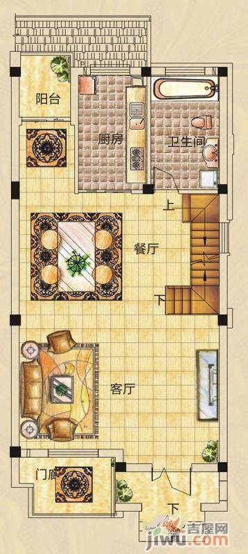 山水英伦庄园4室4厅3卫285.2㎡户型图