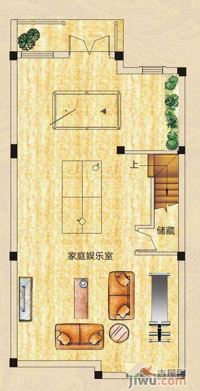 山水英伦庄园4室4厅3卫280.3㎡户型图