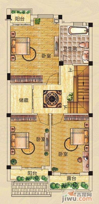 山水英伦庄园4室4厅3卫280.3㎡户型图