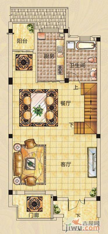 山水英伦庄园4室4厅3卫280.3㎡户型图