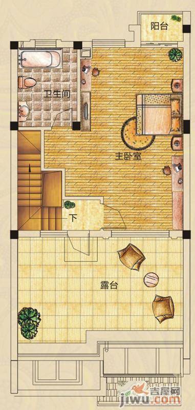 山水英伦庄园4室2厅3卫199.6㎡户型图