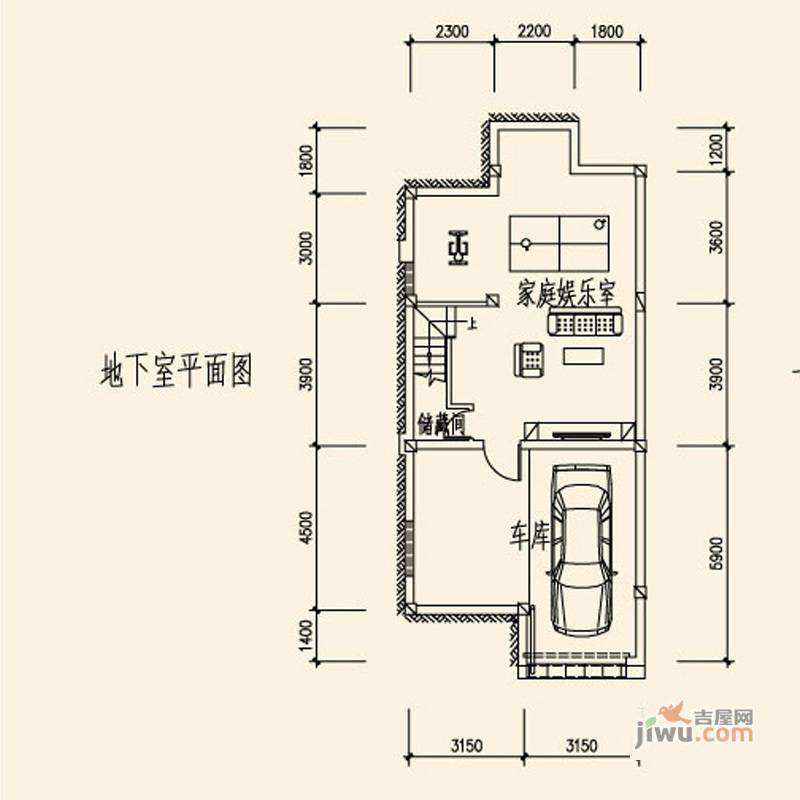 山水英伦庄园4室2厅3卫290㎡户型图