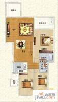 利海米兰春天3室2厅2卫120㎡户型图