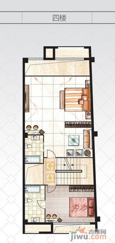 港湘铂玥3室4厅4卫255㎡户型图