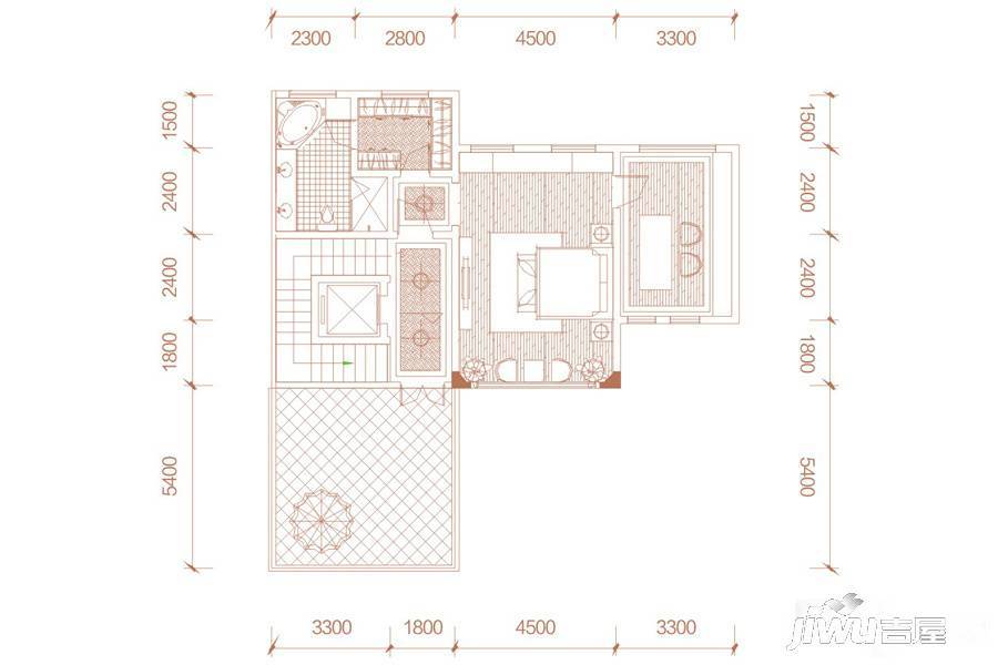 千鹭湖国际度假区4室5厅4卫300㎡户型图