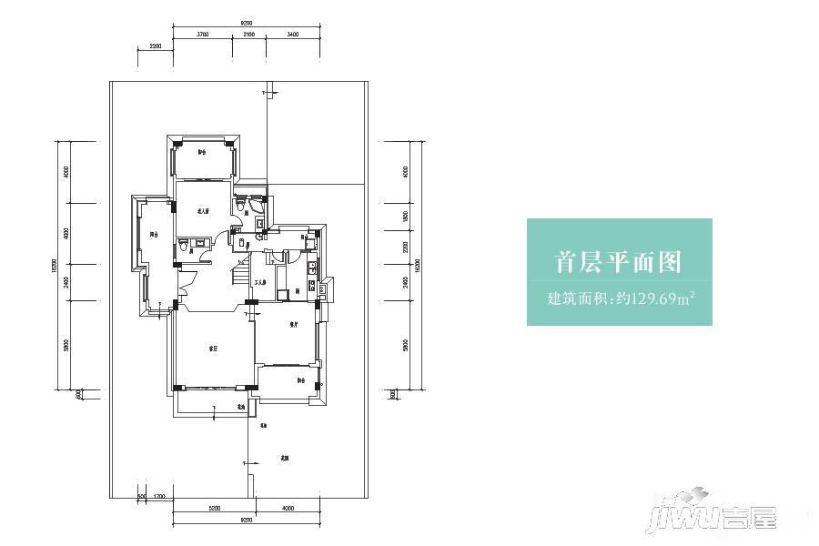 山湖鹭岛6室3厅5卫285.7㎡户型图