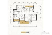 江南华府4室2厅2卫130.7㎡户型图