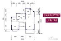 万润滨江天著3室2厅2卫户型图