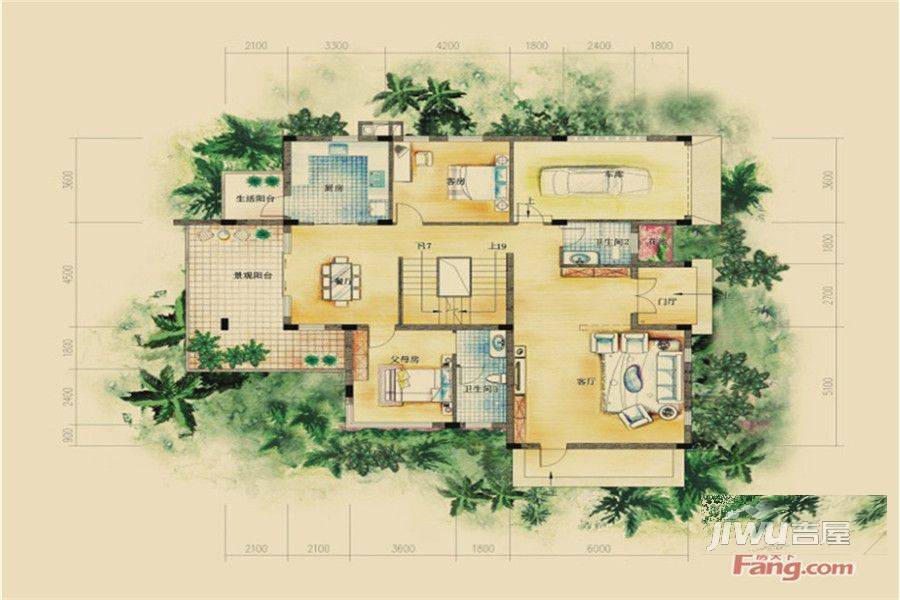 湘江壹号6室6厅5卫379.1㎡户型图