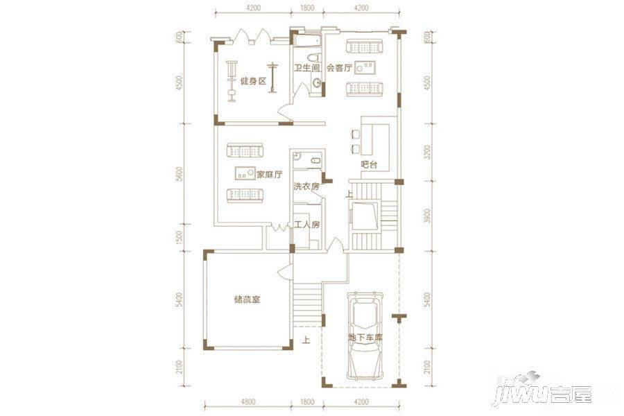 致地龙熙台6室2厅7卫357.8㎡户型图