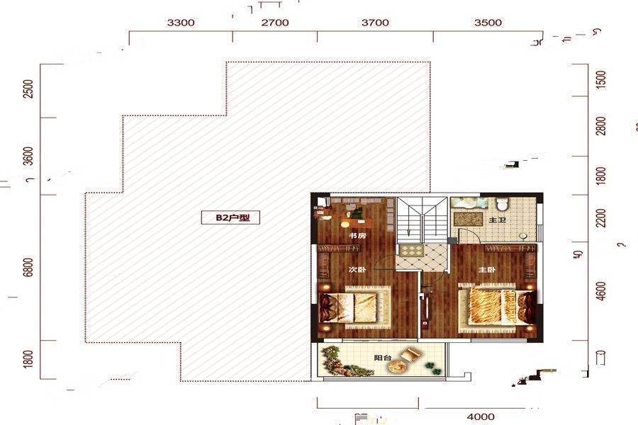 润和滨江府4室2厅2卫131㎡户型图