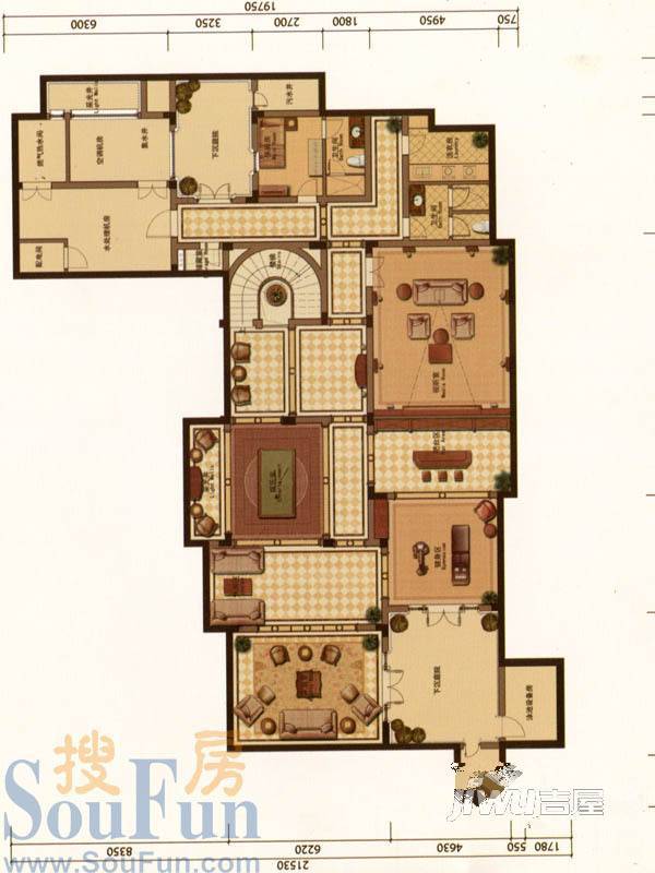 绿城御园普通住宅325㎡户型图