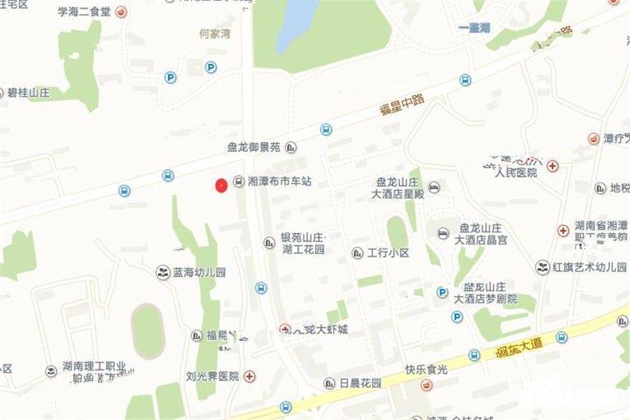 碧桂园潭州府位置交通图