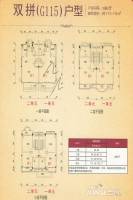 湘潭碧桂园别墅3室2厅3卫171㎡户型图