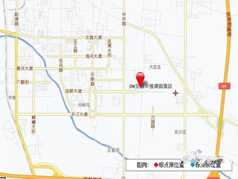 安阳华强城2期位置交通图