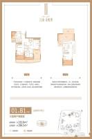 江南金悦湾4室2厅2卫132.6㎡户型图