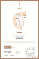 江南金悦湾4室2厅0卫117㎡户型图