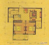 东方华庭2室2厅1卫78.2㎡户型图