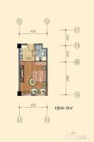 力和丹桂公寓1室0厅1卫40㎡户型图