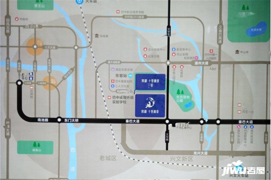 棠湖十里书香二期位置交通图