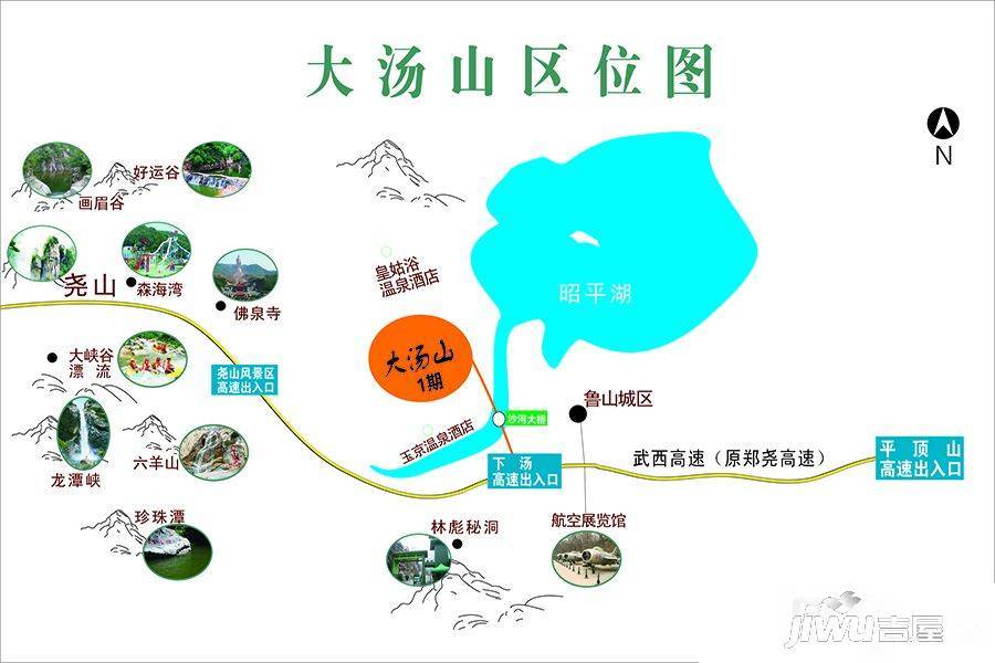 田园大汤山位置交通图34