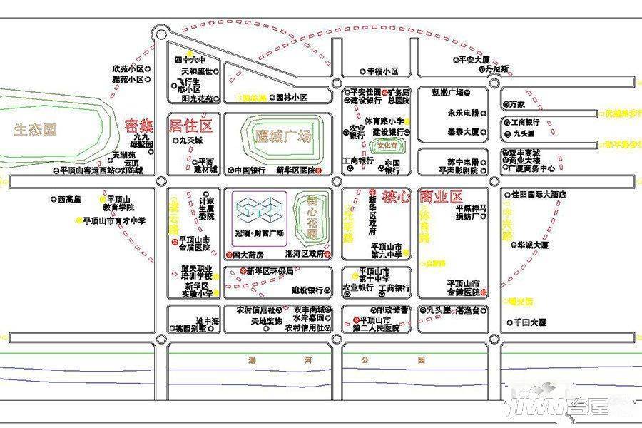 冠瑞财富广场配套图图片