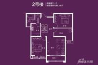 恒宇东城国际2室2厅1卫88.6㎡户型图