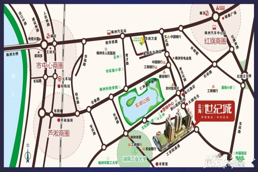 株洲云海世纪城实景图图片