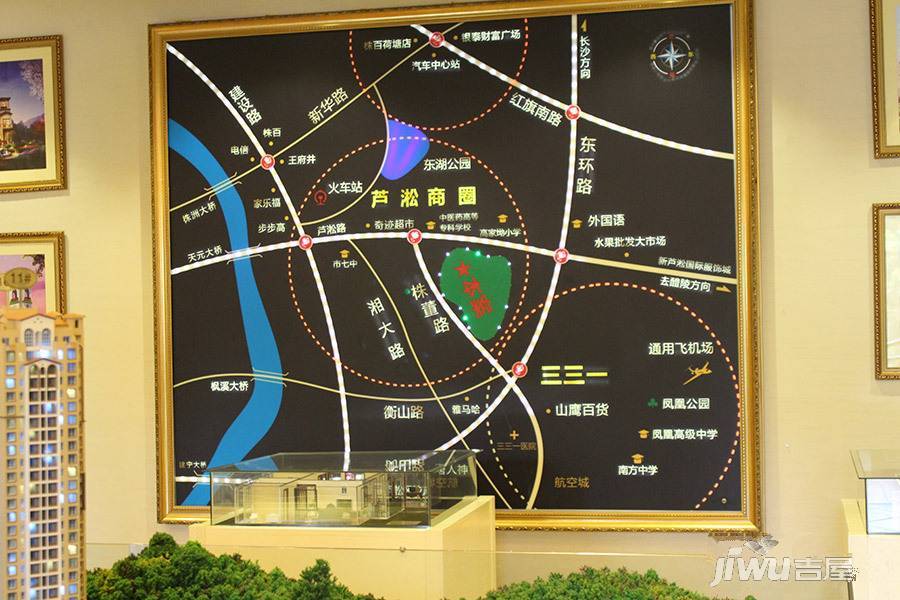 尚格康桥漫步位置交通图1