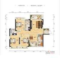 中建御山和苑3室2厅2卫112.2㎡户型图