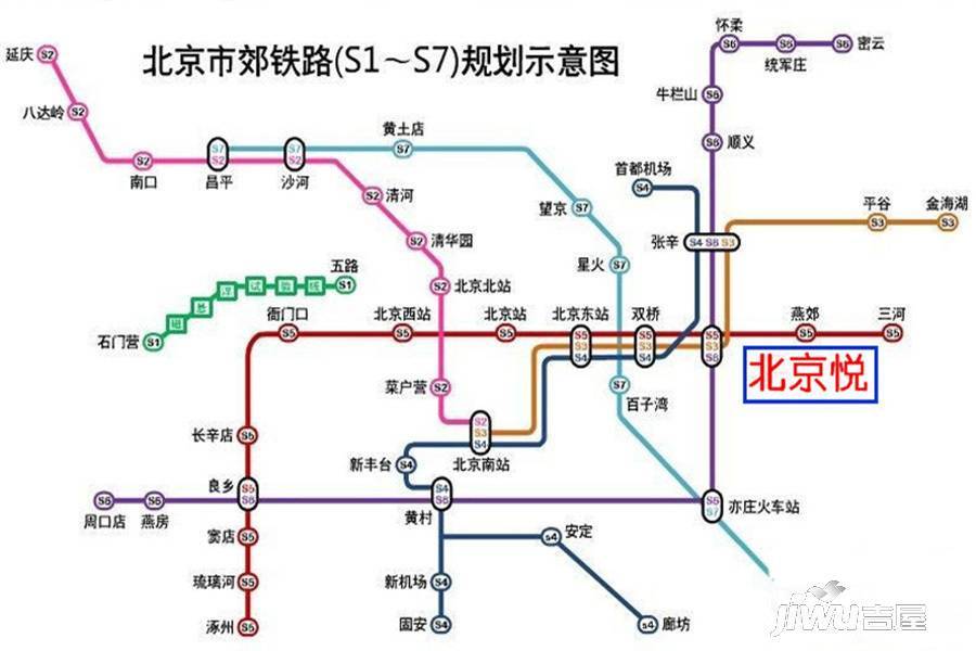 北京悦交通图