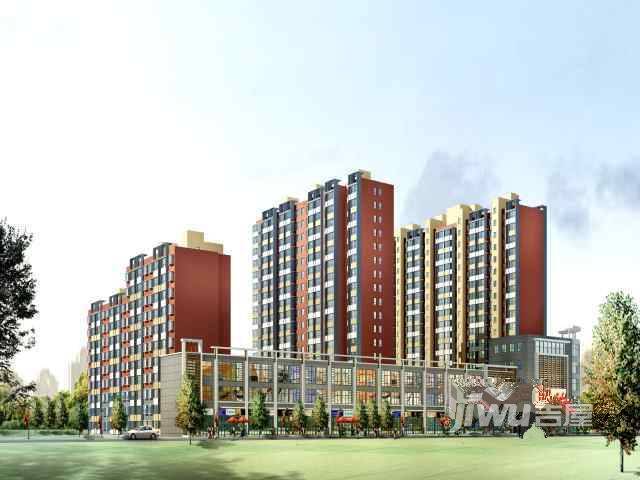 黄金台住宅小区效果图图片