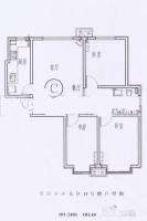 汇源名居3室2厅1卫101.4㎡户型图