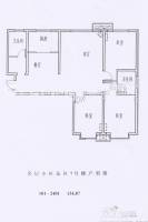 汇源名居3室2厅1卫134.9㎡户型图