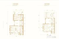 红蔷花园3室2厅5卫213㎡户型图