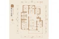 上善颐园4室2厅2卫151㎡户型图