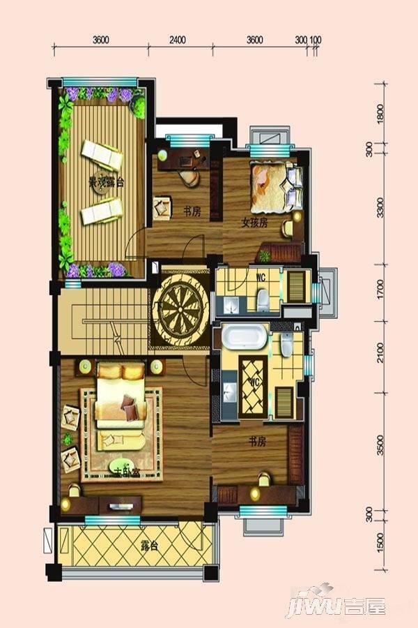 迁安碧桂园5室2厅4卫273㎡户型图