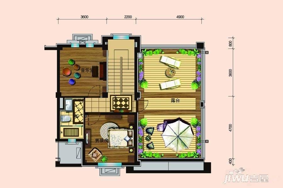 迁安碧桂园6室2厅4卫260㎡户型图