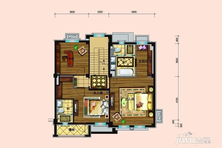 迁安碧桂园6室2厅4卫260㎡户型图