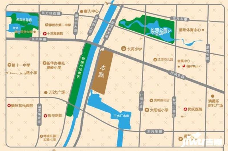 大业锦绣阳光城位置交通图1