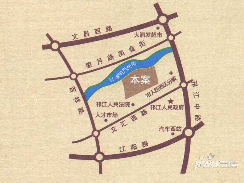 新港名仕花园位置交通图图片