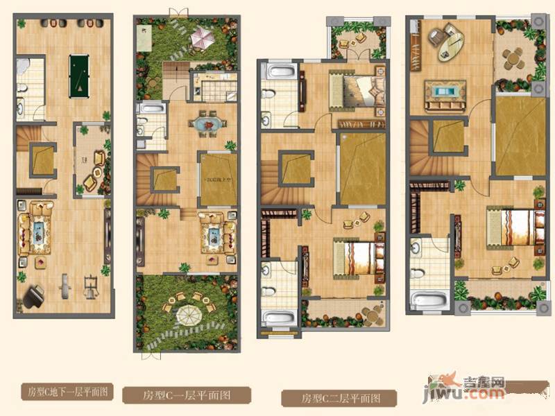 和昌森林湖6室2厅4卫260㎡户型图