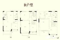 万江红公馆5室2厅3卫216㎡户型图