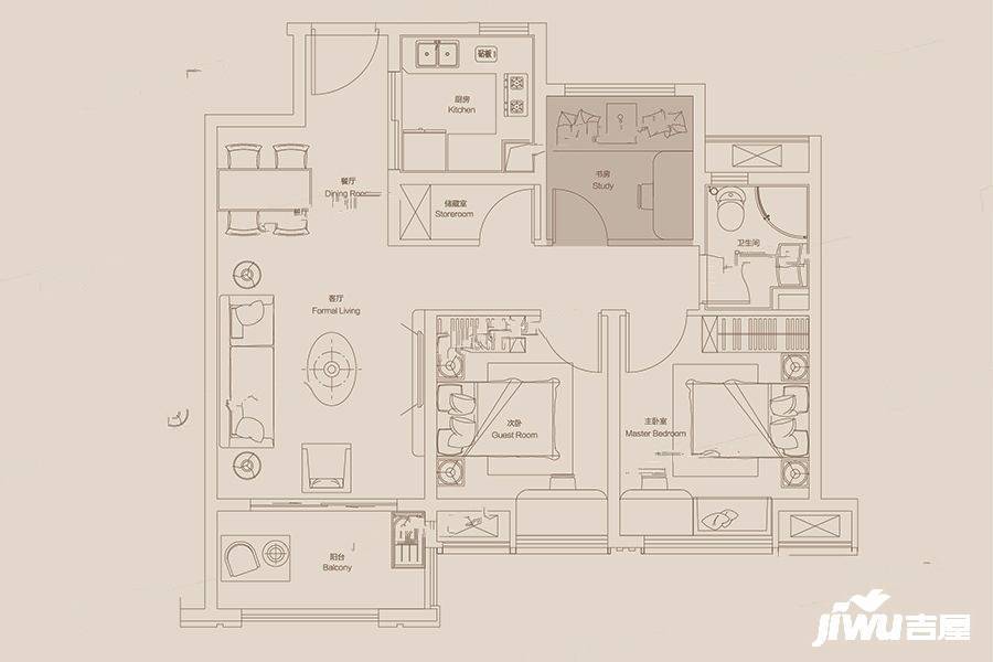 碧桂园领誉户型图