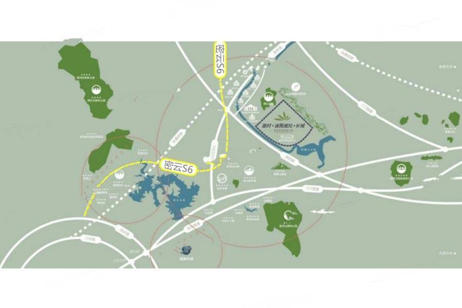 盈时迪奥维拉长城位置交通图