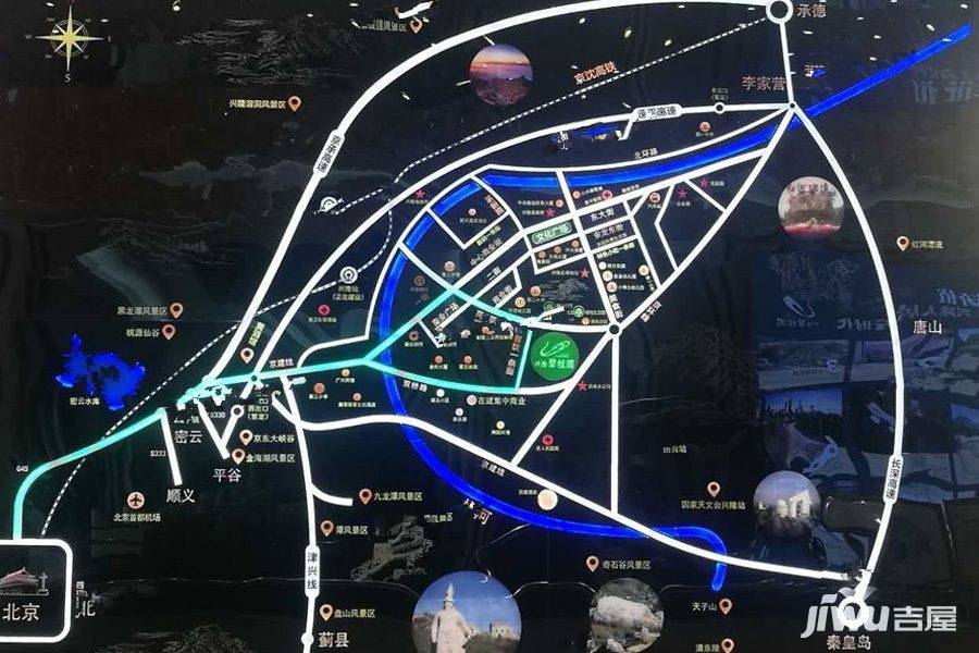 兴隆碧桂园位置交通图