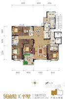 碧桂园观澜5室2厅3卫276㎡户型图