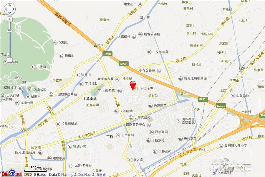 广宇上东城周边及交通图