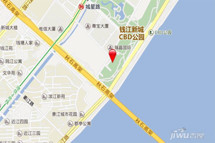 交投綠城明珠國際周邊及交通圖