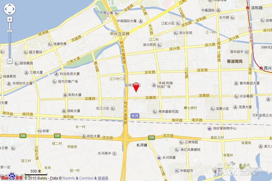 卓越集团杭州位置交通图